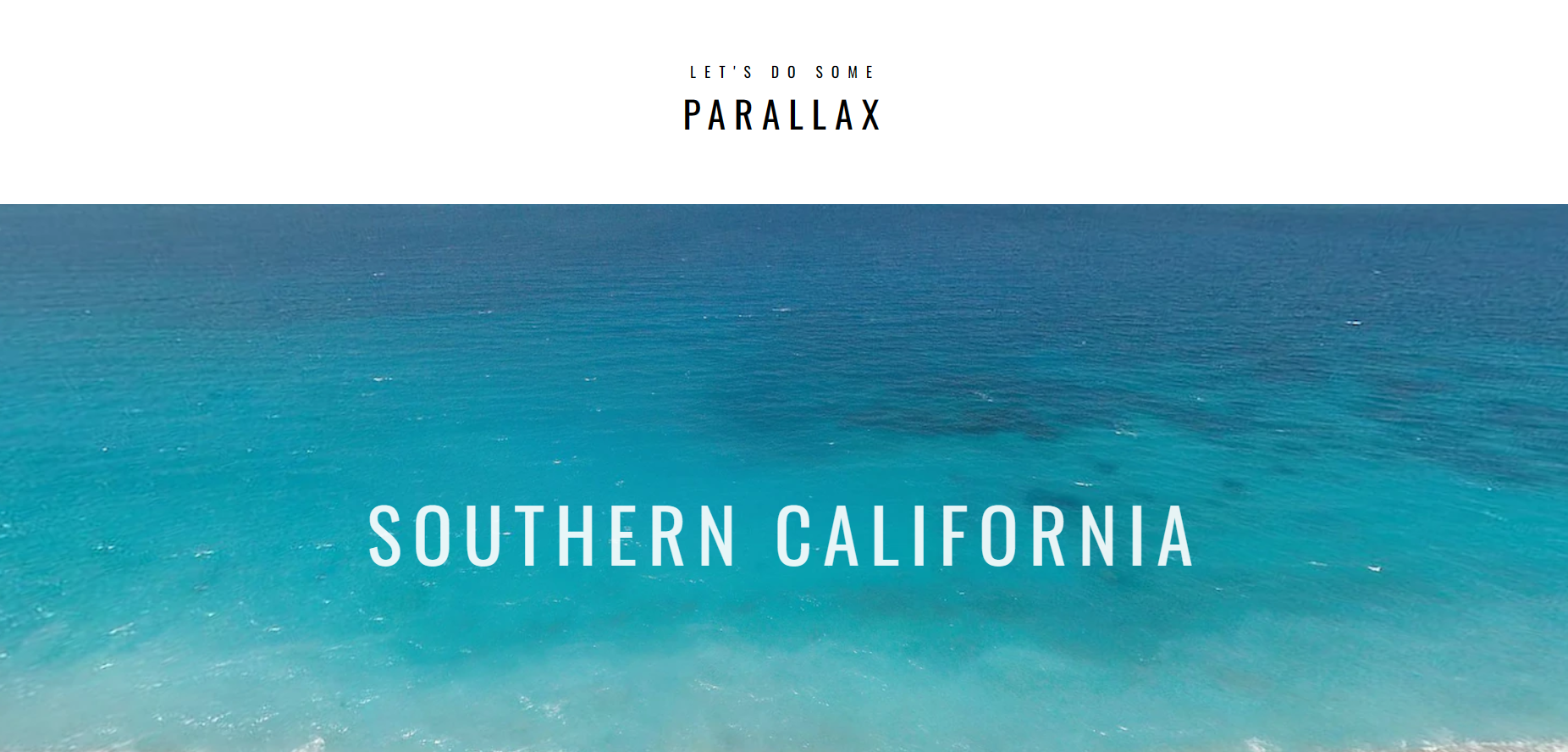 Parallax Website